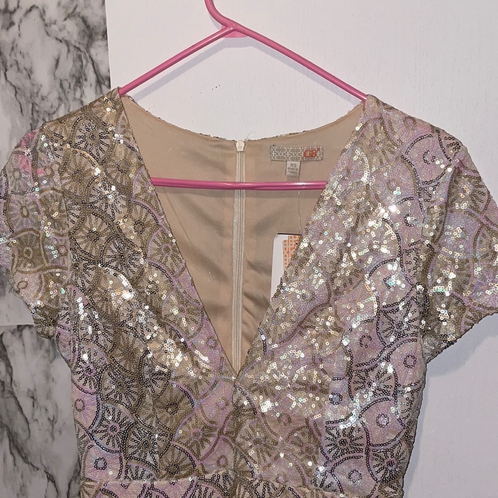 Sequin Romper Dress